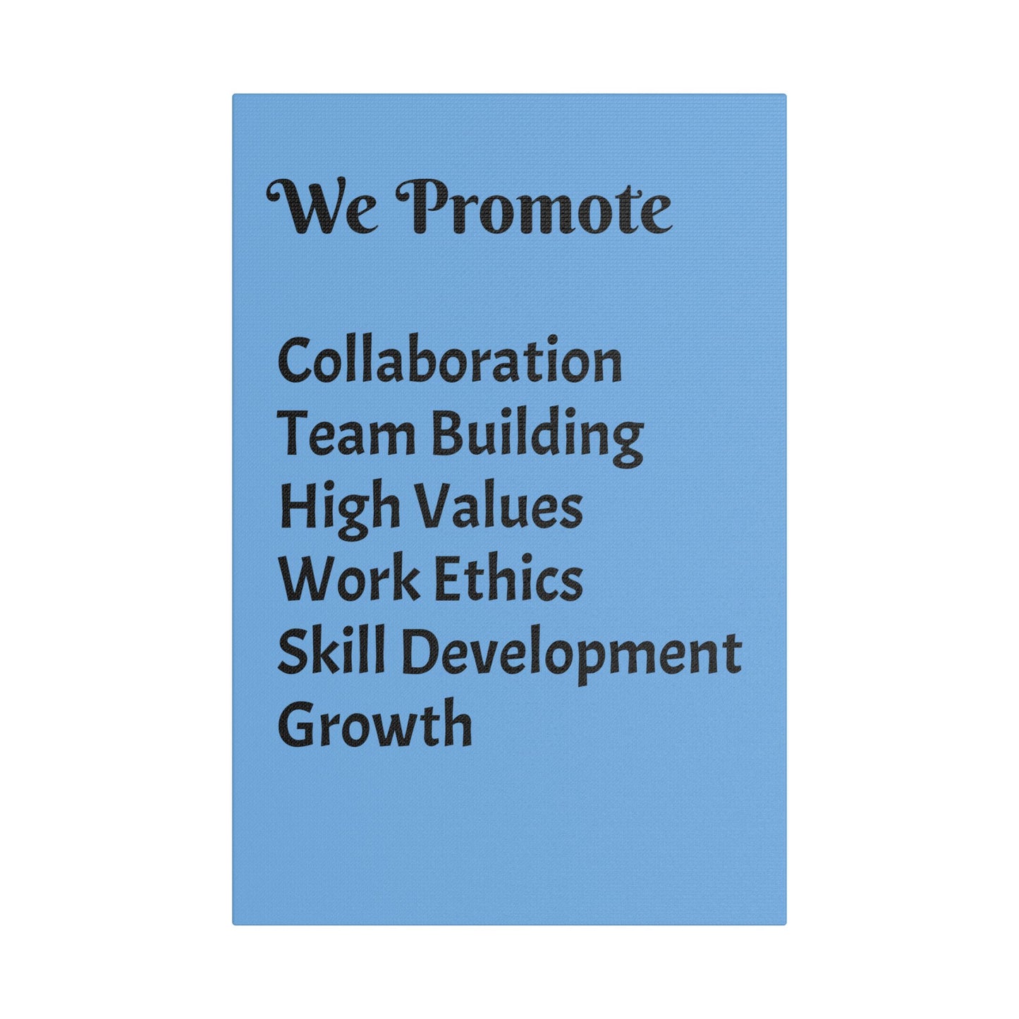 Office Values Canvas
