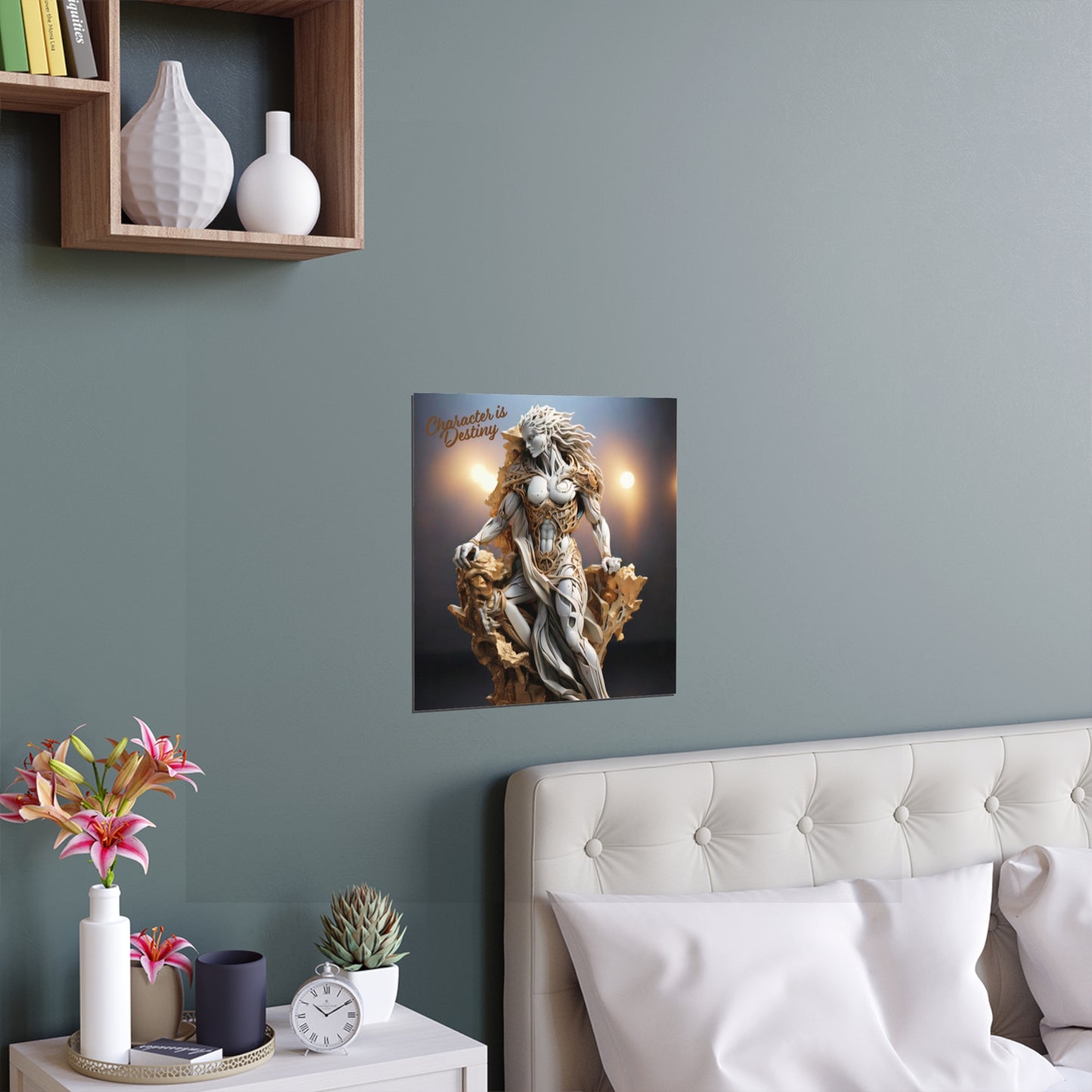 Inspirational Silk Poster - "Character is Destiny"