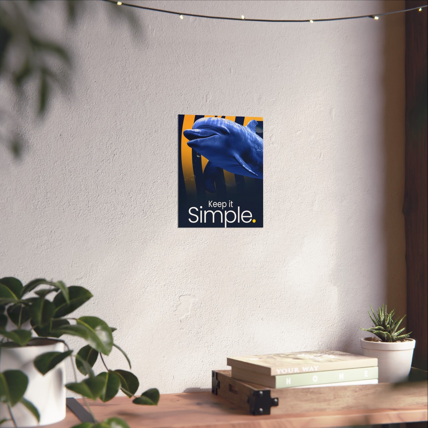 Ocean-Inspired Poster - 'Keep it Simple' | Perfect for Coastal Decor & Gift Ideas