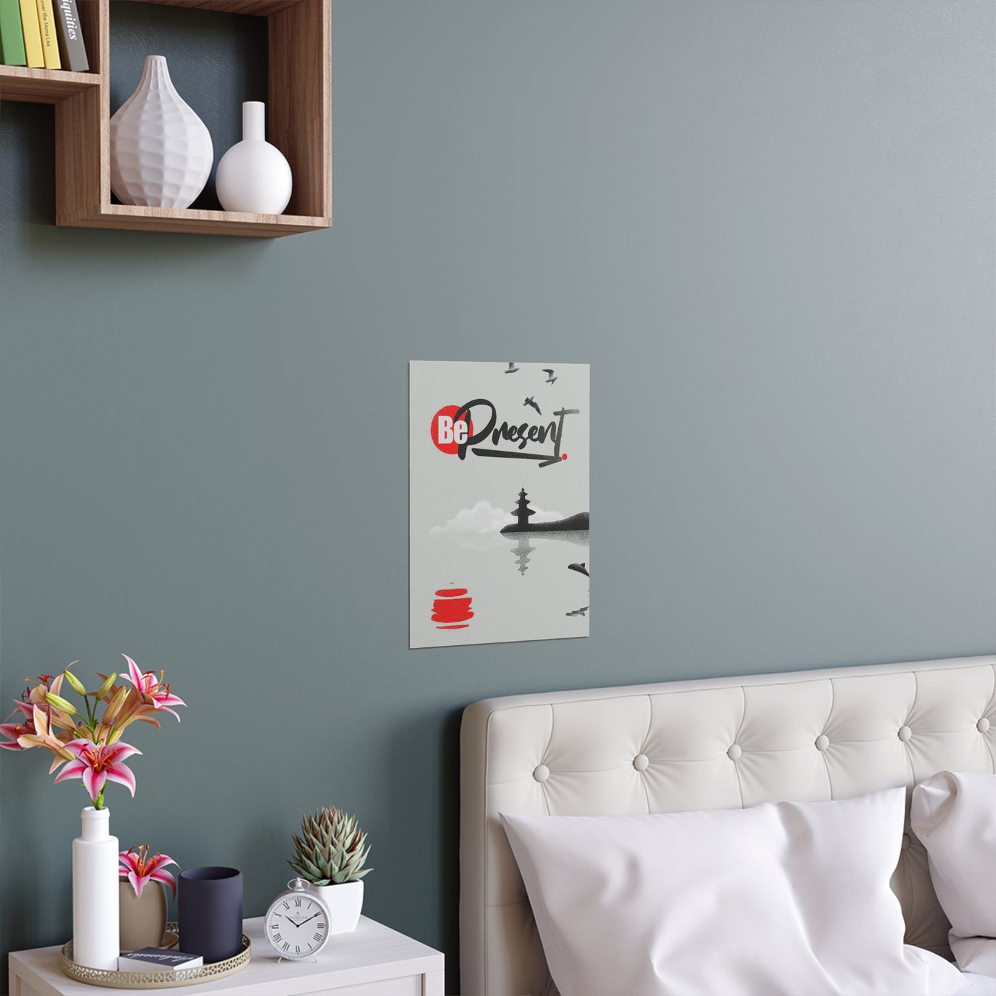 Be Present - Stylish Wall Art for Mindfulness and Serenity